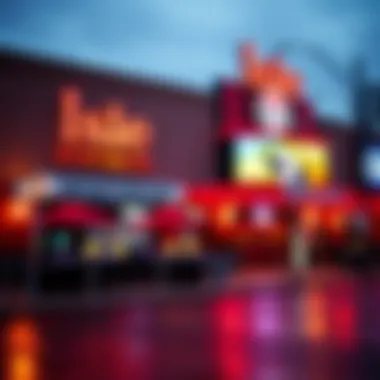 Isle Waterloo Sportsbook Exterior Exterior view of the Isle Waterloo Sportsbook showcasing its vibrant signage