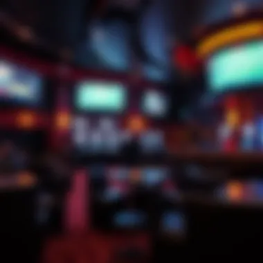 Interior View of Isle Waterloo Sportsbook A cozy interior setting of the sportsbook highlighting its seating and screens