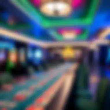 A serene environment emphasizing responsible gaming practices.