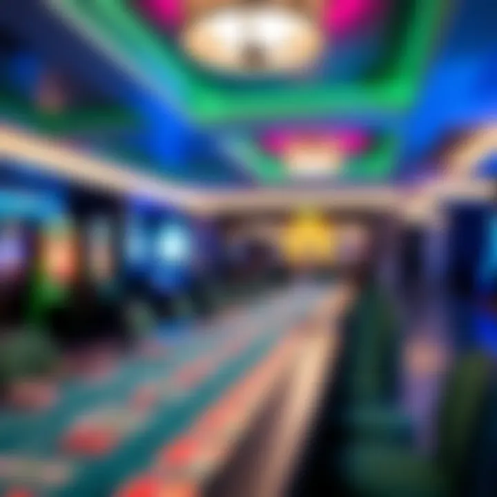 A serene environment emphasizing responsible gaming practices.