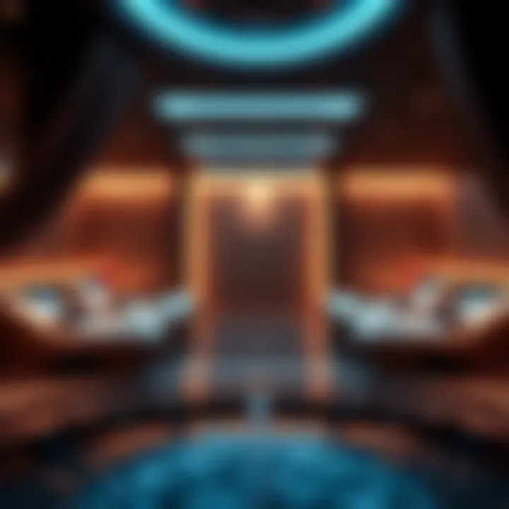 Luxurious Spa Relaxation Areas Luxurious spa environment showcasing relaxation areas