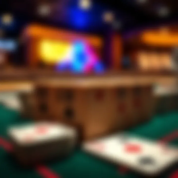 Close-up of Pai Gow Poker tiles in play