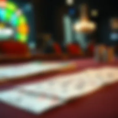 Understanding Betting Slips Close-up of betting slips on a table