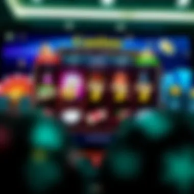 Navigating Online Casino Bonuses Conceptual image of online casino interface showcasing bonuses