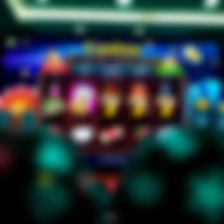 Navigating Online Casino Bonuses Conceptual image of online casino interface showcasing bonuses