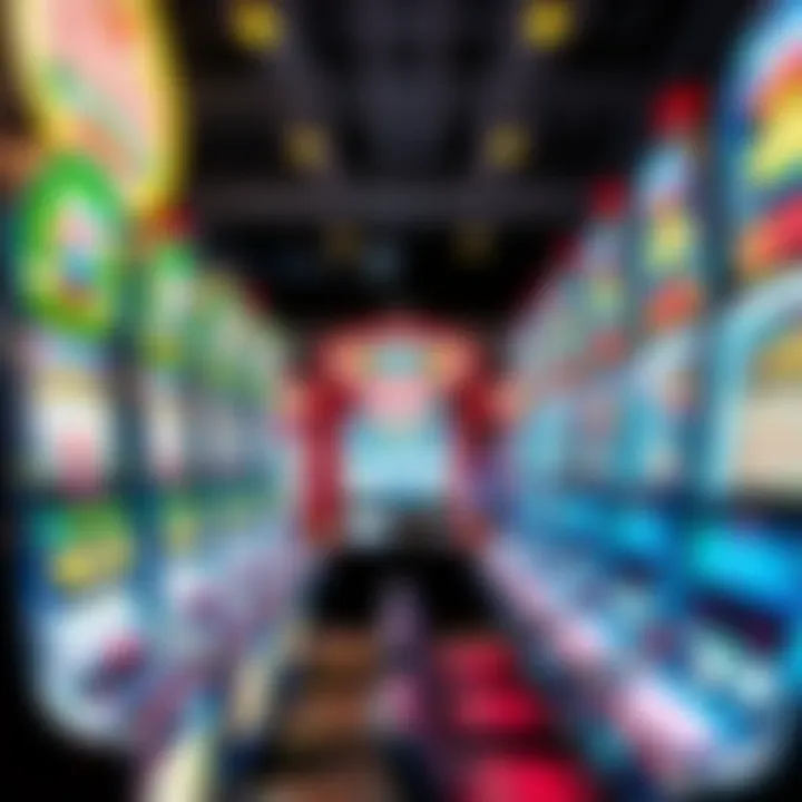 Graphical illustration of slot machine technology