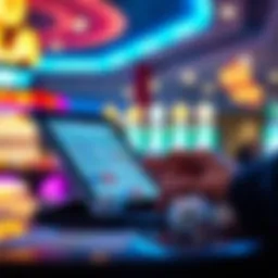 Online lottery ticket purchasing on a digital device