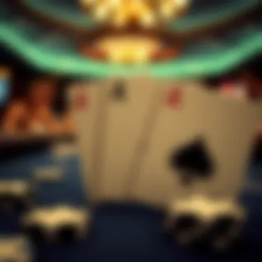 Illustration of blackjack card values and their significance