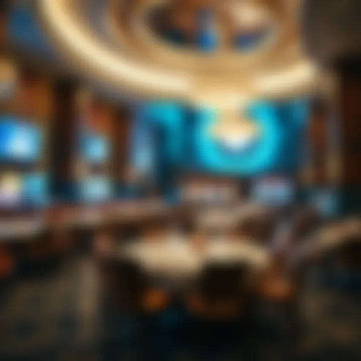 Luxurious Visitor Amenities at Resorts Casino Luxurious amenities available for visitors including dining and entertainment spaces