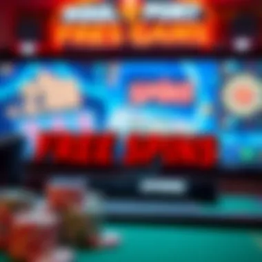 Responsible gaming representation with free spins