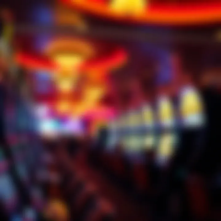 Excitement of the Casino Environment Atmosphere of a bustling casino environment