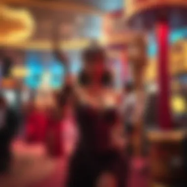 A historical representation of early 20th-century showgirl performances