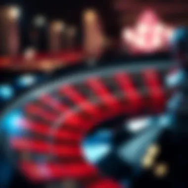 Visual representation of a roulette wheel highlighting the '0' section.