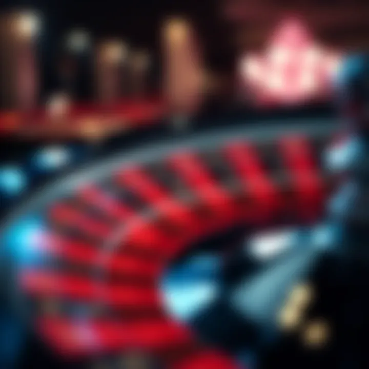 Visual representation of a roulette wheel highlighting the '0' section.