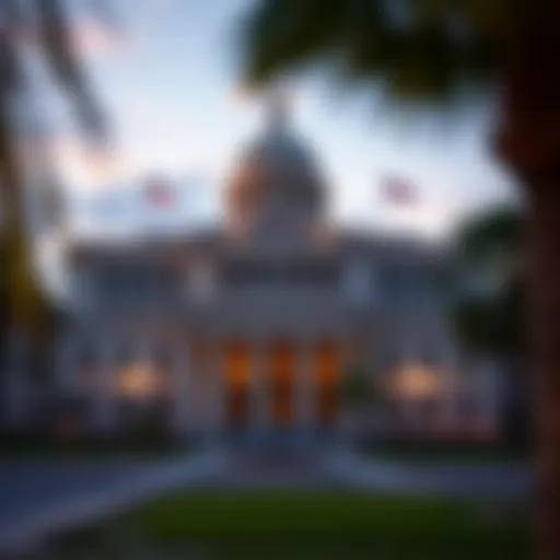Florida Legislative Building: A Hub of Sports Betting Law Illustration of Florida's legislative building