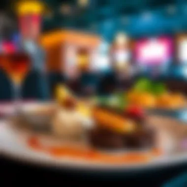 Diverse dining experiences offered at The LINQ Casino highlighting gourmet dishes