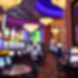 Luxurious interior of The LINQ Casino showcasing vibrant gaming atmosphere