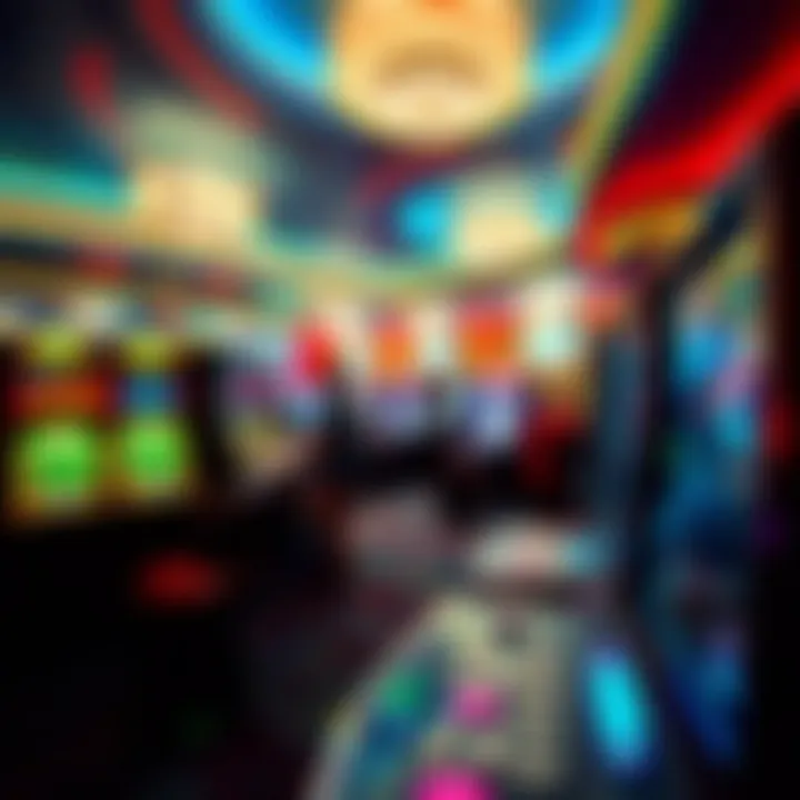 A vibrant gaming floor filled with diverse gaming options and excitement