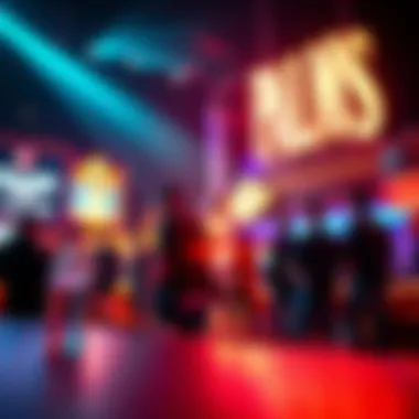 The lively nightlife scene at The Palms, capturing the essence of Las Vegas entertainment