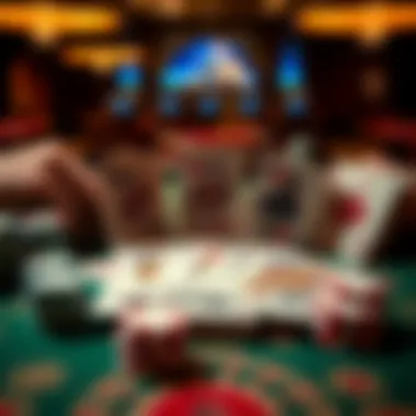 Strategic card layout representing different gameplay strategies