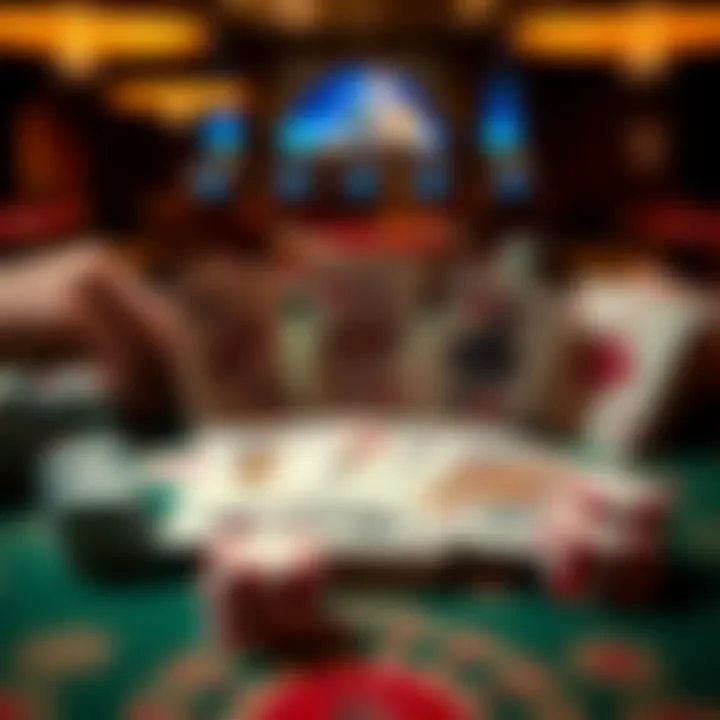 Strategic card layout representing different gameplay strategies