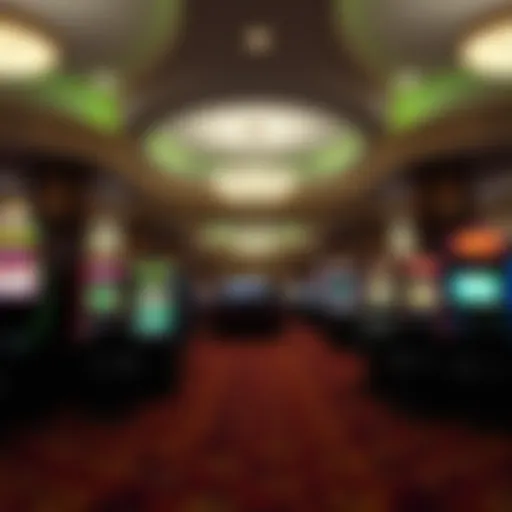 Elegant interior of Tioga Downs showcasing gaming areas