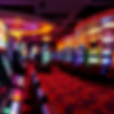 Vibrant Gaming Floor at Turtle Creek Casino Exciting gaming floor filled with slot machines and table games at Turtle Creek Casino