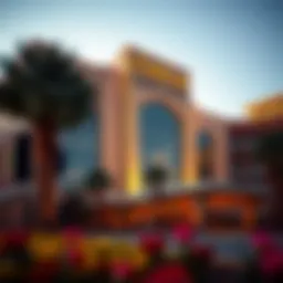 Exterior view of Turtle Creek Casino Hotel showcasing modern architecture