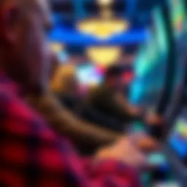 Choosing Keno Numbers A close-up of a player contemplating number selections