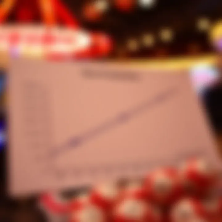 Keno Number Probabilities Graph illustrating Keno number probability statistics