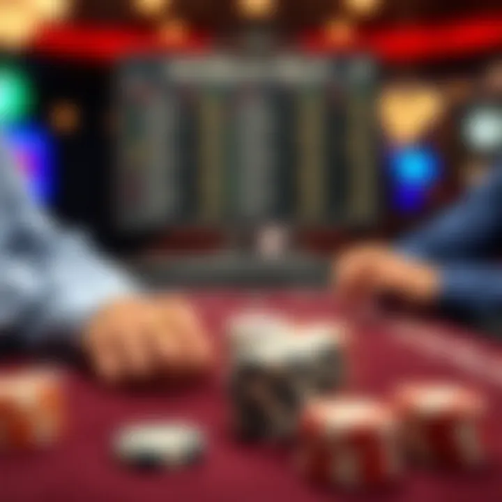 Visual representation of pot odds calculation