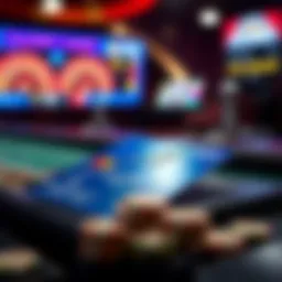 Abstract representation of credit transactions in online gaming
