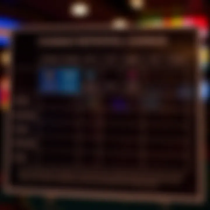 Chart illustrating common characteristics of fraudulent casinos