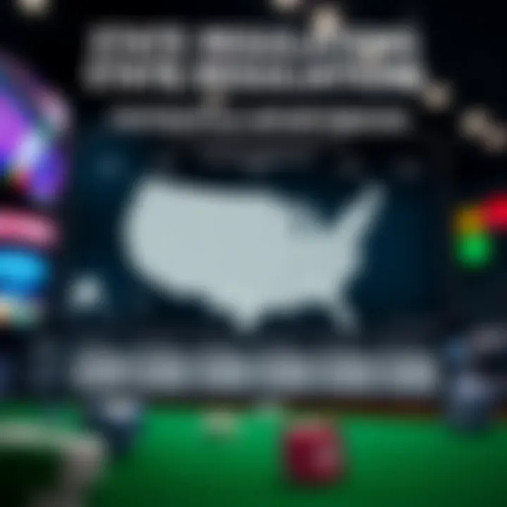 State Regulations Overview for Sports Betting Infographic displaying state-specific regulations for sports betting