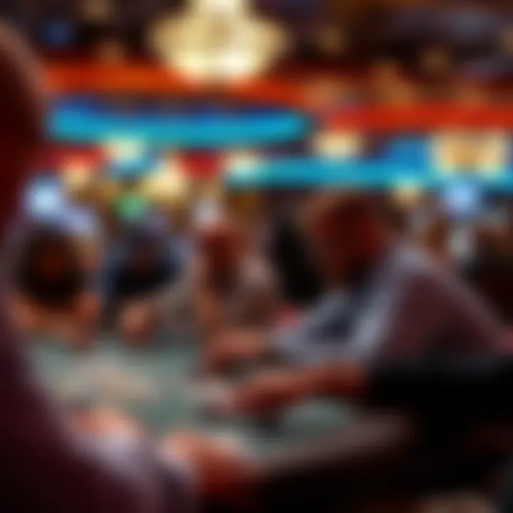 Excitement of Tournament Poker at Valley Forge A vibrant tournament in progress highlighting competitive play