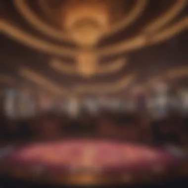 Vibrant Atmosphere of Vee Quiva Casino Interior view of Vee Quiva Casino showcasing vibrant atmosphere