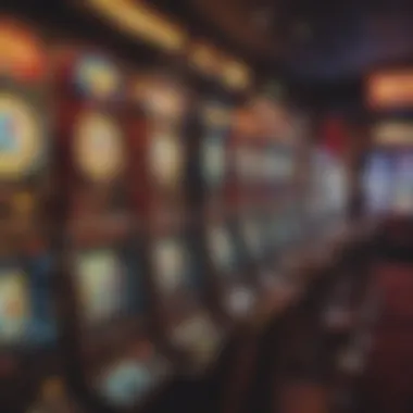 Vee Quiva Casino Slot Machines Vee Quiva Casino slot machines with colorful displays