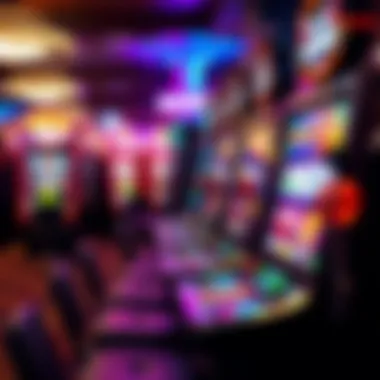 Colorful Slot Machines in Action A vibrant display of slot machines