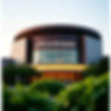 Exterior view of Wind Creek Casino showcasing its modern architecture