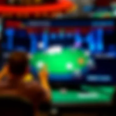Navigating the WSOP User Interface Illustration of user interface for WSOP download