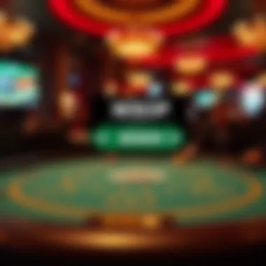 Experience the WSOP Interface Virtual poker table showcasing the WSOP interface