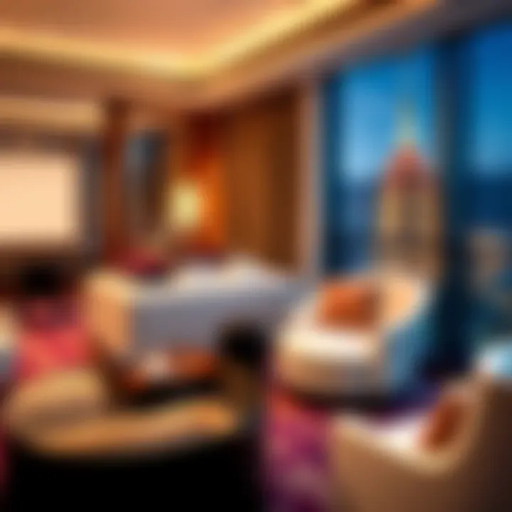 Lavish Amenities in Wynn Tower Room Lavish amenities within the Wynn Tower Room, emphasizing comfort and style