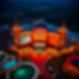 Grand Perspective of the Yonker Casino Aerial view of Yonker Casino showcasing its grandeur