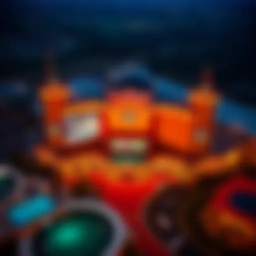 Grand Perspective of the Yonker Casino Aerial view of Yonker Casino showcasing its grandeur